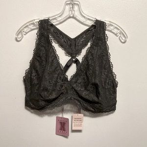 Savage X Fenty by Rihanna light gray racerback bralette